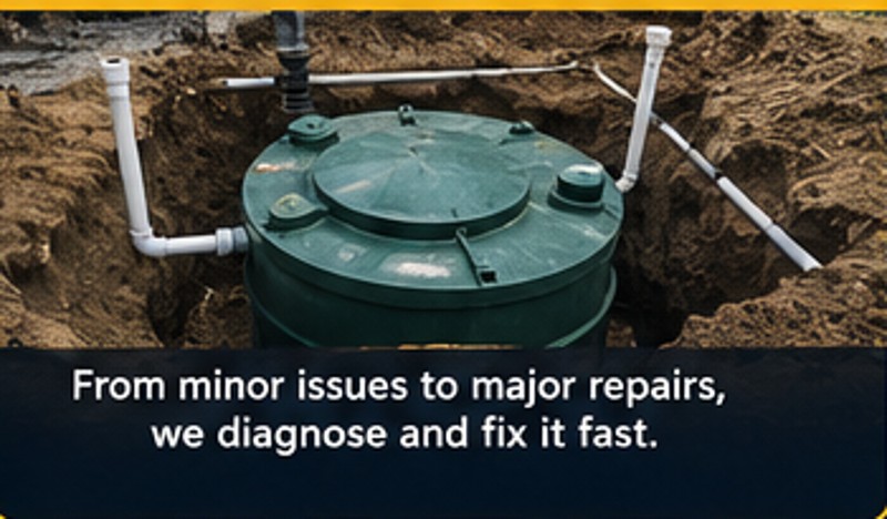 Septic system repair